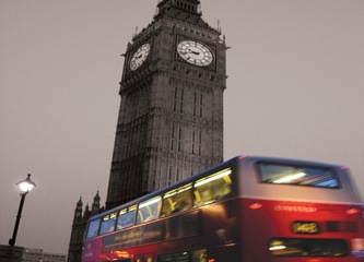 London at night